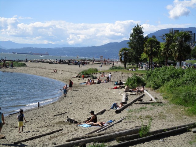 Zondagmiddag strand in Vancouver